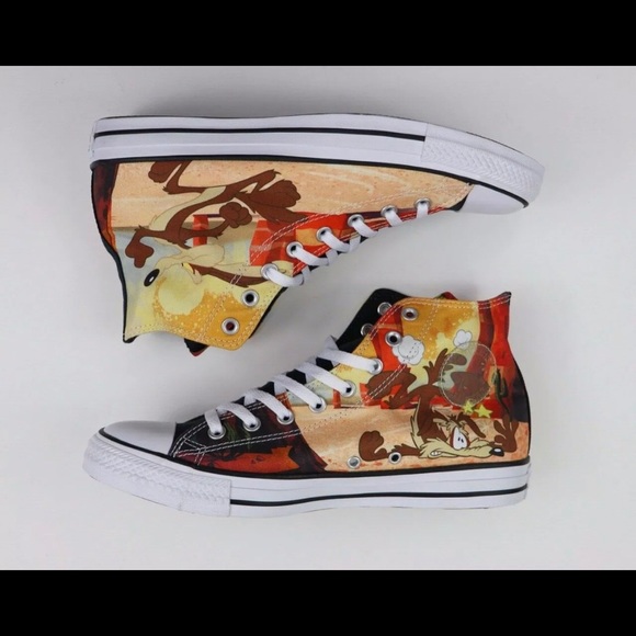 Converse Looney Tunes CTAS Hi Top Road Runner Shoe - Picture 4 of 8